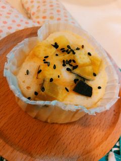 油なし、ふっくらサツマイモ蒸しパン-レシピのメイン写真