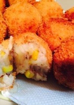 一人暮らしのまる〜い簡単コロッケ-レシピのメイン写真