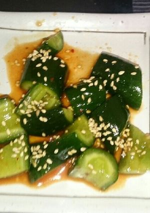 【つまみ】叩ききゅうりキムチ味-レシピのメイン写真