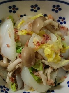 レンジで簡単!白菜のおかか和え-レシピのメイン写真