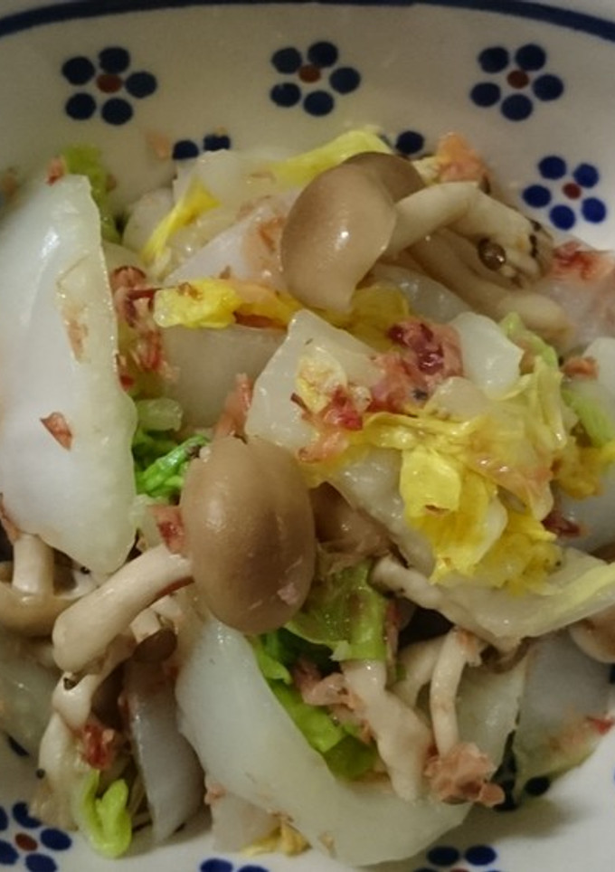 レンジで簡単！白菜のおかか和え-レシピのメイン写真