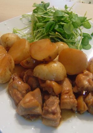 新じゃがと鶏肉の煮物-レシピのメイン写真