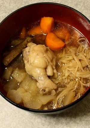 冷蔵庫の掃除!ホッコリ温まる汁(スープ)-レシピのメイン写真