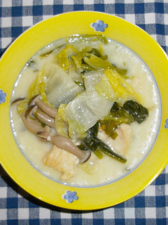 鶏むね肉の牛乳鍋-レシピのメイン写真