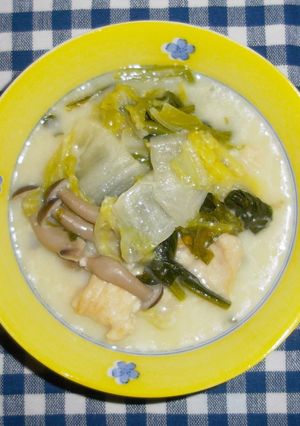 鶏むね肉の牛乳鍋-レシピのメイン写真