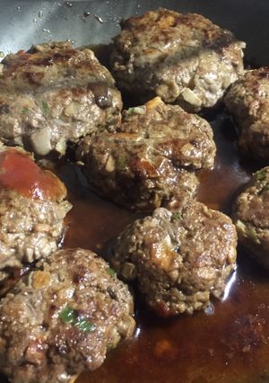 お麩で肉汁たっぷりハンバーグ-レシピのメイン写真