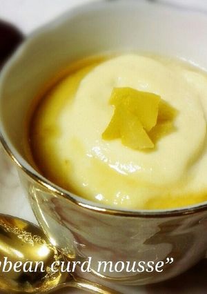 お豆腐 de 栗のムース♪-レシピのメイン写真