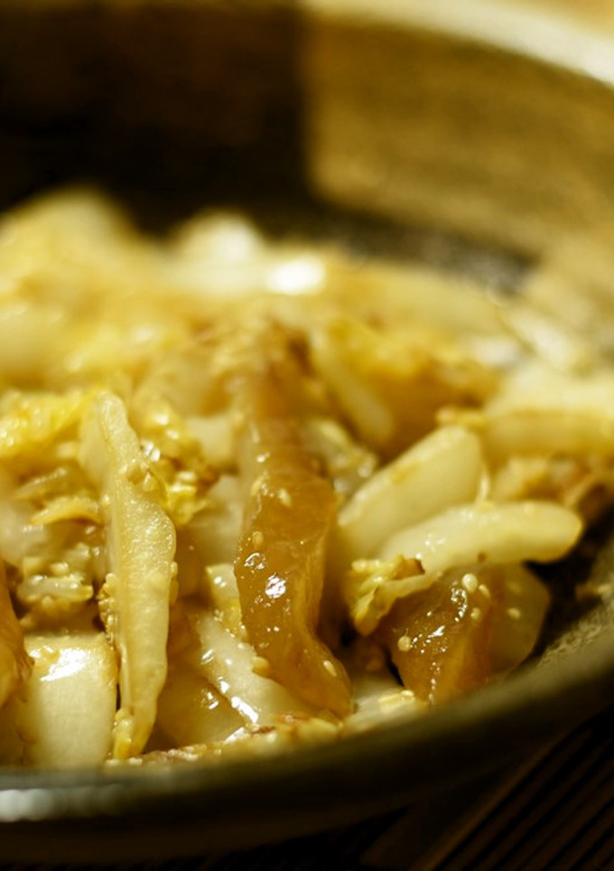 ヒラメと白菜の和え物-レシピのメイン写真
