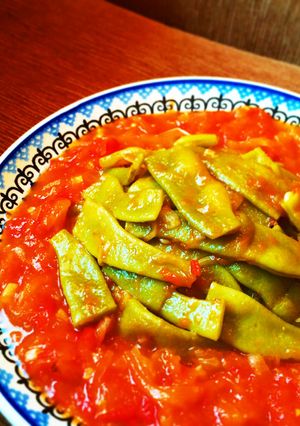 モロッコインゲンの冷菜（トルコ）-レシピのメイン写真