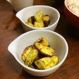 トースターでノンフライポテト(薩摩芋)