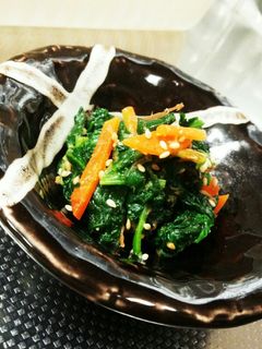 風味豊か♪ほうれん草のゴマ和え☆-レシピのメイン写真