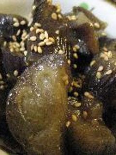なすのごま油で甘煮-レシピのメイン写真
