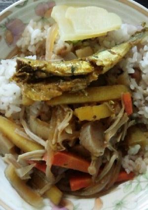 血管プラークダイエット食578（鰯汁丼）-レシピのメイン写真