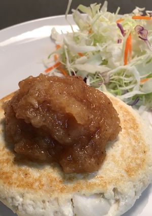 里芋と豆腐だけ！ふわふわ豆腐ハンバーグ-レシピのメイン写真