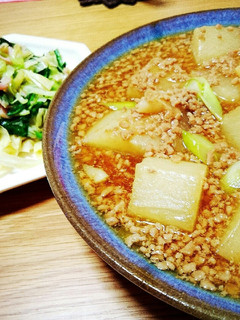 圧力鍋で簡単☆大根のそぼろ煮-レシピのメイン写真