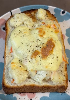 惣菜トースト(ポテサラ)-レシピのメイン写真