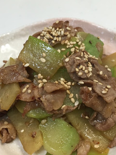 簡単‼豚肉とハヤトウリの炒め物-レシピのメイン写真