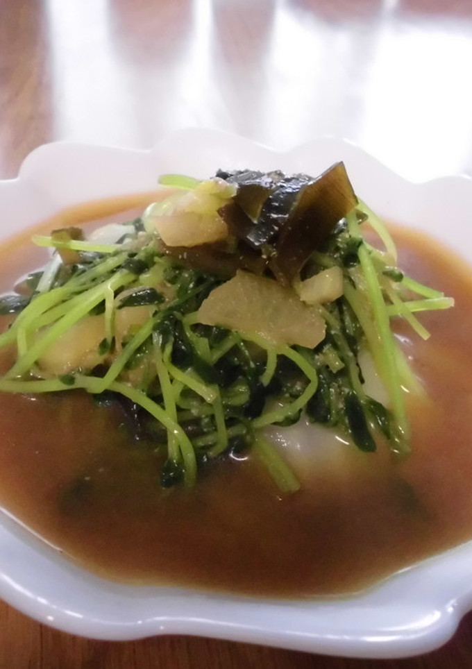 大根と豆苗の和風煮-レシピのメイン写真