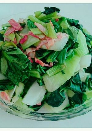 創味シャンタンdeチンゲン菜炒め-レシピのメイン写真
