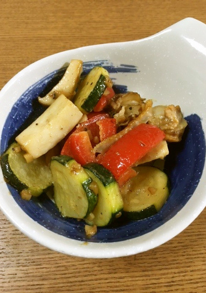☆ズッキーニとほたての炒め物☆-レシピのメイン写真
