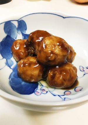 肉団子の甘辛タレ絡め-レシピのメイン写真