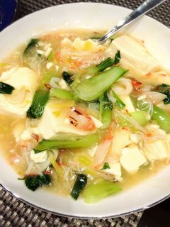 簡単!あったかカニカマ豆腐-レシピのメイン写真