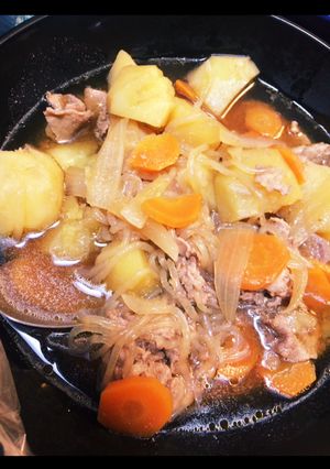 超簡単！わが家の簡単肉じゃが★甘味-レシピのメイン写真