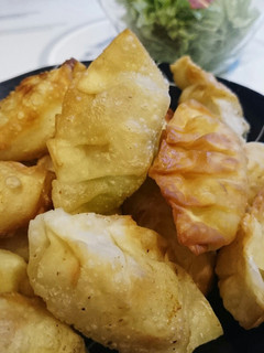 簡単!揚げ餃子♪ネギ☆ちくわ☆チーズ☆-レシピのメイン写真