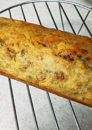 ココアクッキーとマカデミアのバナナケーキ-レシピのメイン写真