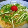 明太子と水菜の和風スパゲティー