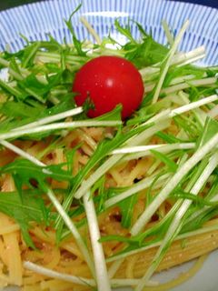 明太子と水菜の和風スパゲティー-レシピのメイン写真