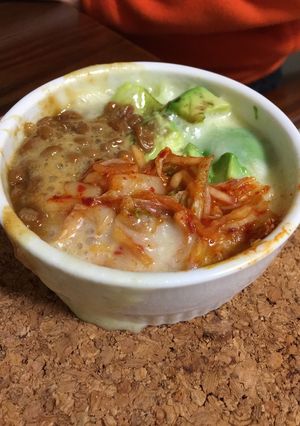 納豆キムチアボカド★ココットカマン-レシピのメイン写真