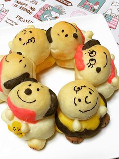 スヌーピー★3D ちぎりパン-レシピのメイン写真