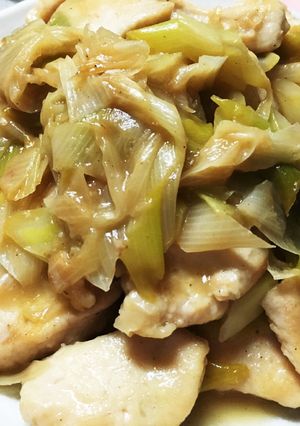 簡単節約ヘルシー！鶏胸肉のネギ塩レモン-レシピのメイン写真