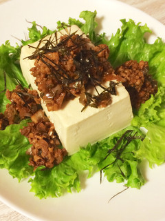 ご馳走☆肉味噌やっこ-レシピのメイン写真