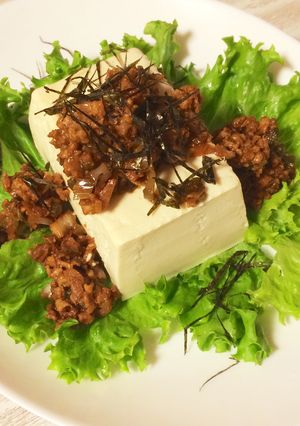ご馳走☆肉味噌やっこ-レシピのメイン写真