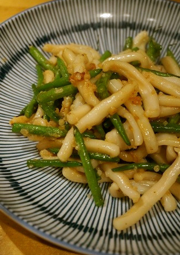 いかといんげんの塩麹炒め-レシピのメイン写真