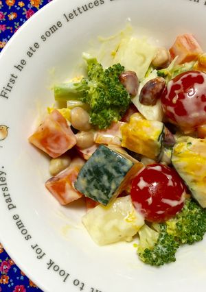 キレイを応援する♬ヨーグルト風味のサラダ-レシピのメイン写真