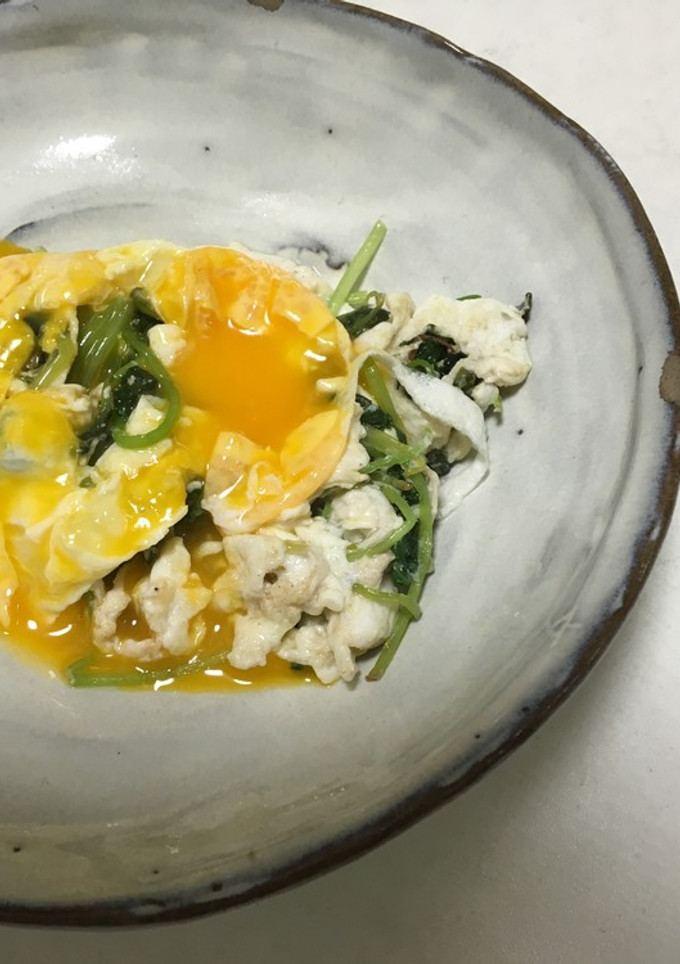 みつばの半熟たまご焼き-レシピのメイン写真