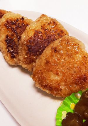カリカリこくうま♡絶品焼きおにぎり-レシピのメイン写真