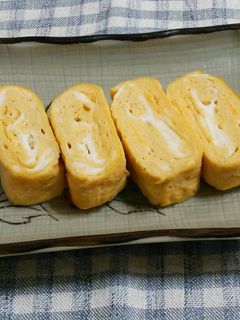 だしいらず!冷めても柔らか卵焼き♪-レシピのメイン写真