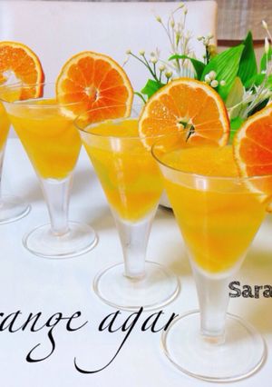 ビタミンカラーの蜜柑ゼリー-レシピのメイン写真