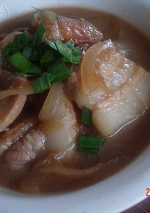 即効！簡単！　◐豚肉のみそ煮◑　-レシピのメイン写真