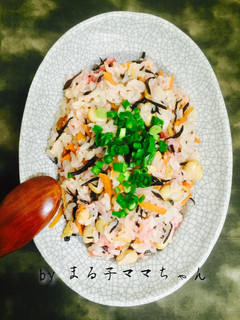リメイク❤️ひじきの煮物DE梅ひじき炒飯-レシピのメイン写真