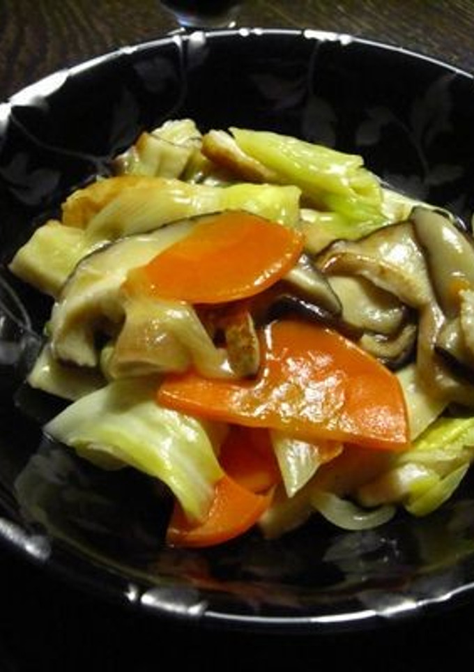 とろ～り餡かけ野菜炒め♪-レシピのメイン写真