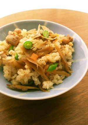鶏ごぼうご飯 ❀ 炊込み混ぜ込み✱-レシピのメイン写真