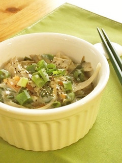 ごぼうとネギの中華風クリーム煮-レシピのメイン写真