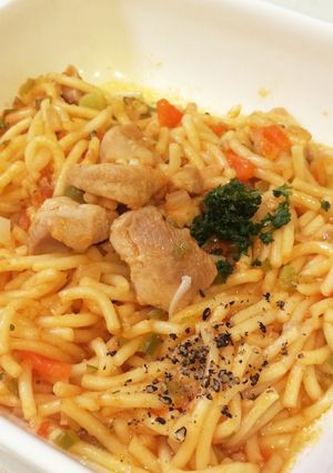 犬ごはん☆「ちょっとスープのナポリタン」-レシピのメイン写真