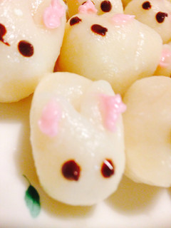 うさぎのお月見団子-レシピのメイン写真