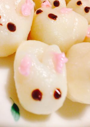 うさぎのお月見団子-レシピのメイン写真